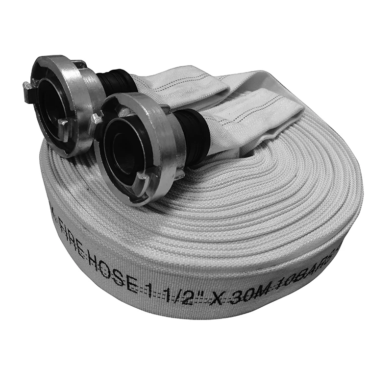 Fire Extinguisher Suppliers Canvas Fabric Water Pump Discharge Fire Hose Hoses 1 1.5 2 Inch Soft Flexible All Size