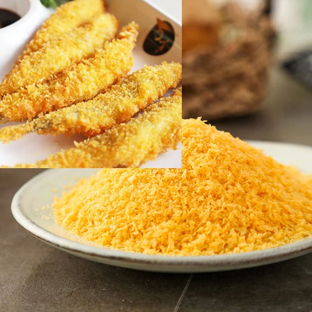 Хит продаж, желтые/белые хлебные крошки 1 кг для жареной курицы/рыбы/морепродуктов