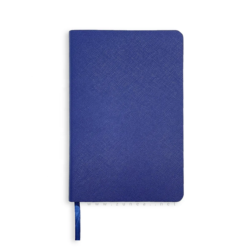 PU Saffiano Custom Vegan tde Diary Logo Journal Cover Cuero personalized business planner note book A5 Leather Notebook