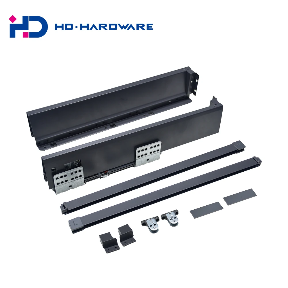 Factory wholesale slim box with 3D adjustment concealed slides