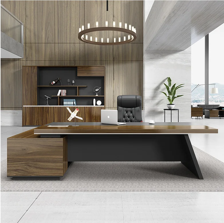 High Quality Meeting Room Desk Conference Table Staff Chair Office Desk Chair Melamine Top Modern Durable Office Furniture