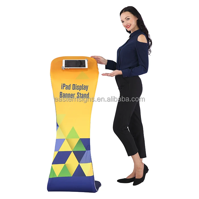 Hot selling portable iPad display stand photo booth iPad anti theft display stand