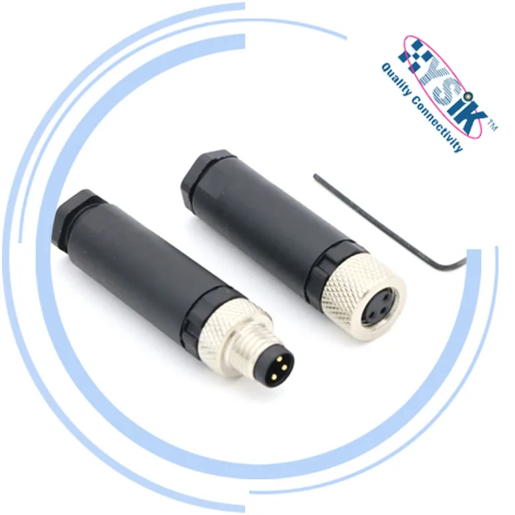 Round M5 M6 M8 M9 M12 M15 M16 M19 M23 M25 Connector IP67 Waterproof Connector 2 3 4 5 6 8 12 24 pin Assembies Plastic Connector