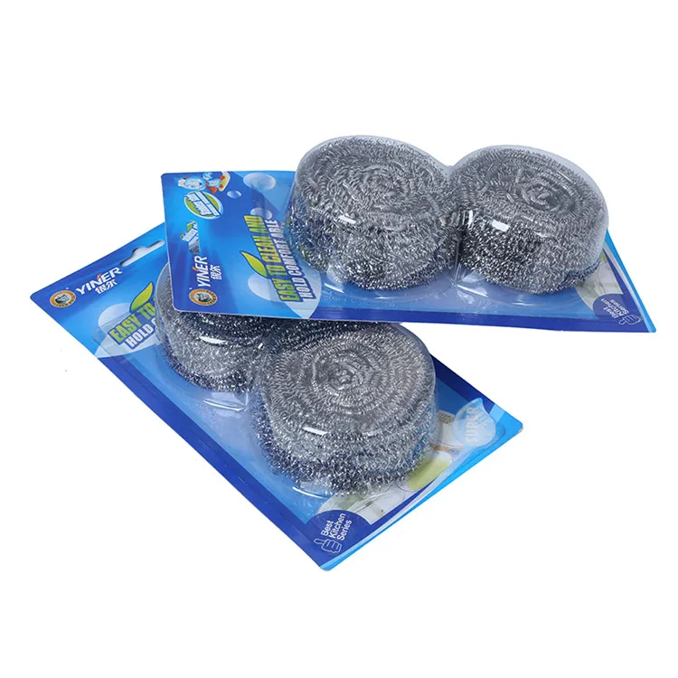 New Coming Cheap Price Metal Scourer Stainless Steel Wire Kitchen Cleaning Ball Sponge