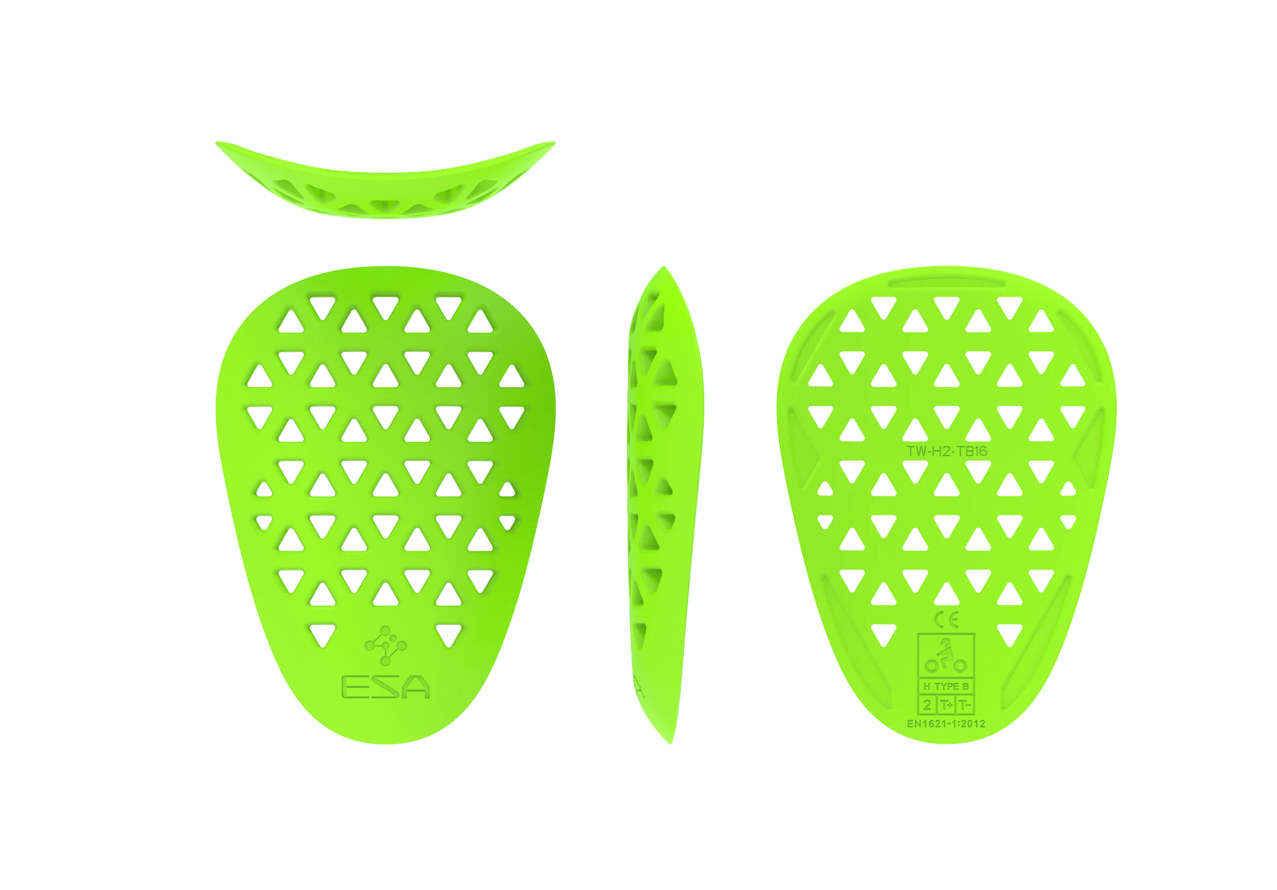 Wholesale ESA Bio-based Foam Hip Pad Insert Pad Protectors for Motorcycle Snowboard Protection