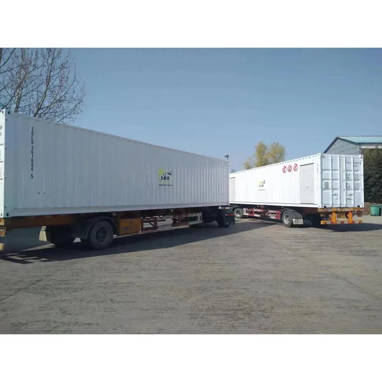 Smart 60000L mini micro mobile container portable fuel station dispenser built in tank with 20 and 40 feet