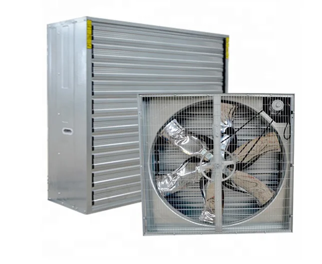 54inch  Industrial workshop exhaust fan, poultry farm air cooling fans wall mounted  greenhouse air ventilation hoods