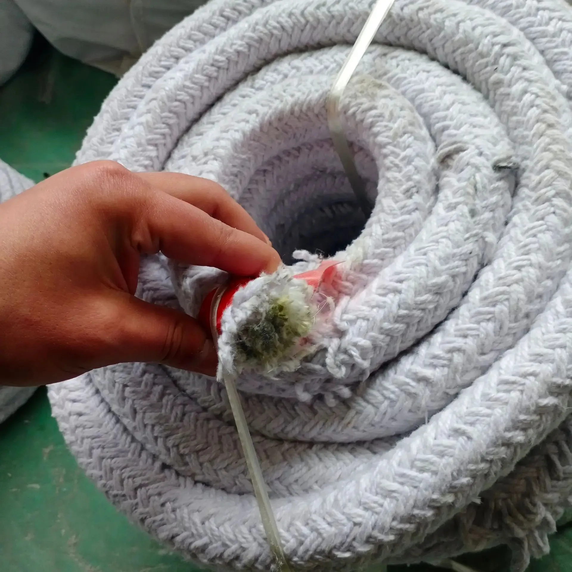 High Temperature Gasket Seals Packing Ceramic Fiber Braided Rope