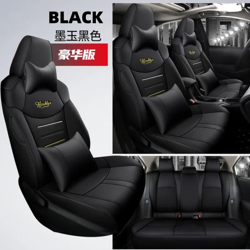 Fully surrounded leather universal five-seat car seat cover cushion car seat cover cushion four seasons universal factory direct