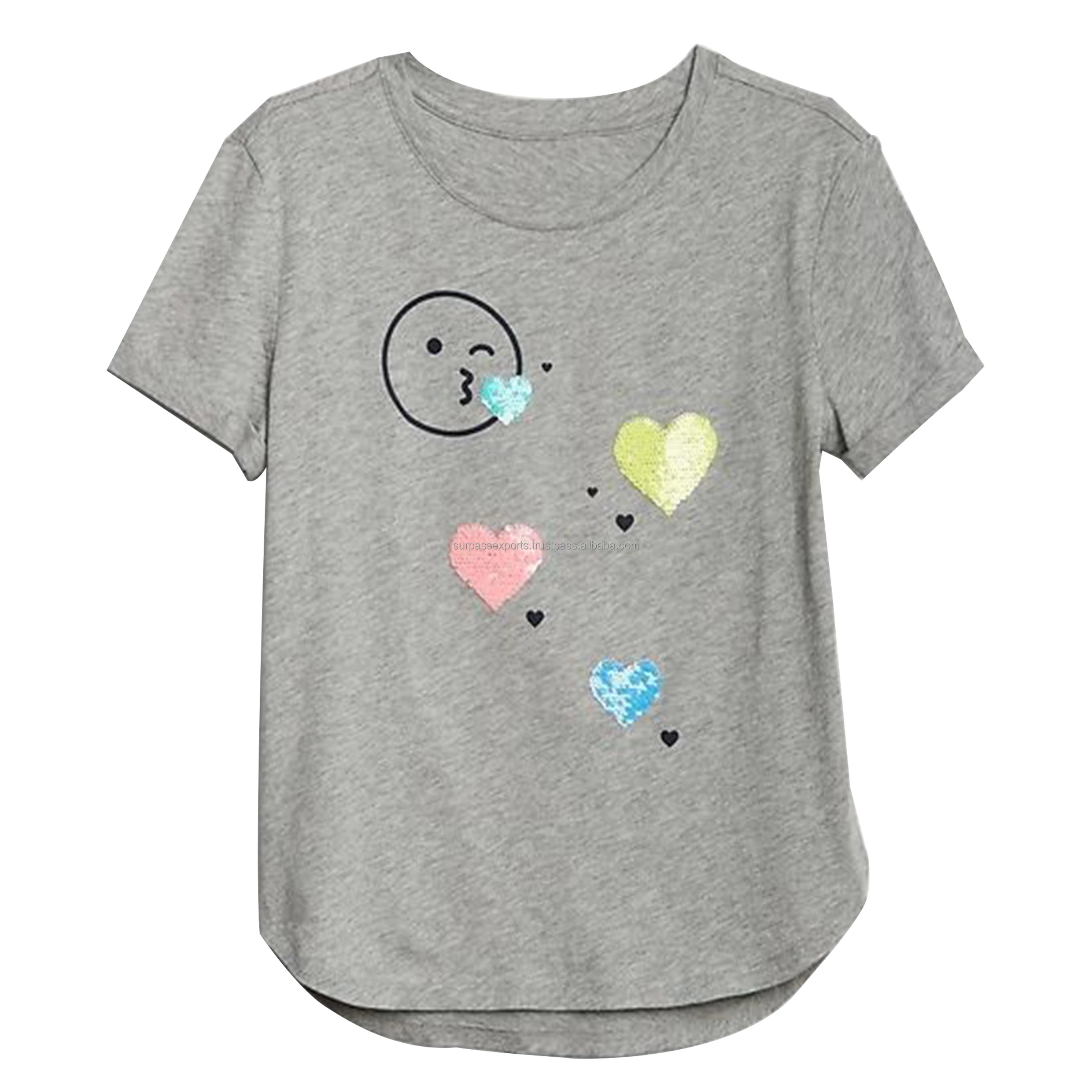 Premium Quality 100 Percent Organic Cotton T Shirts with Luxury Print for Summer and Winter Wear Use From