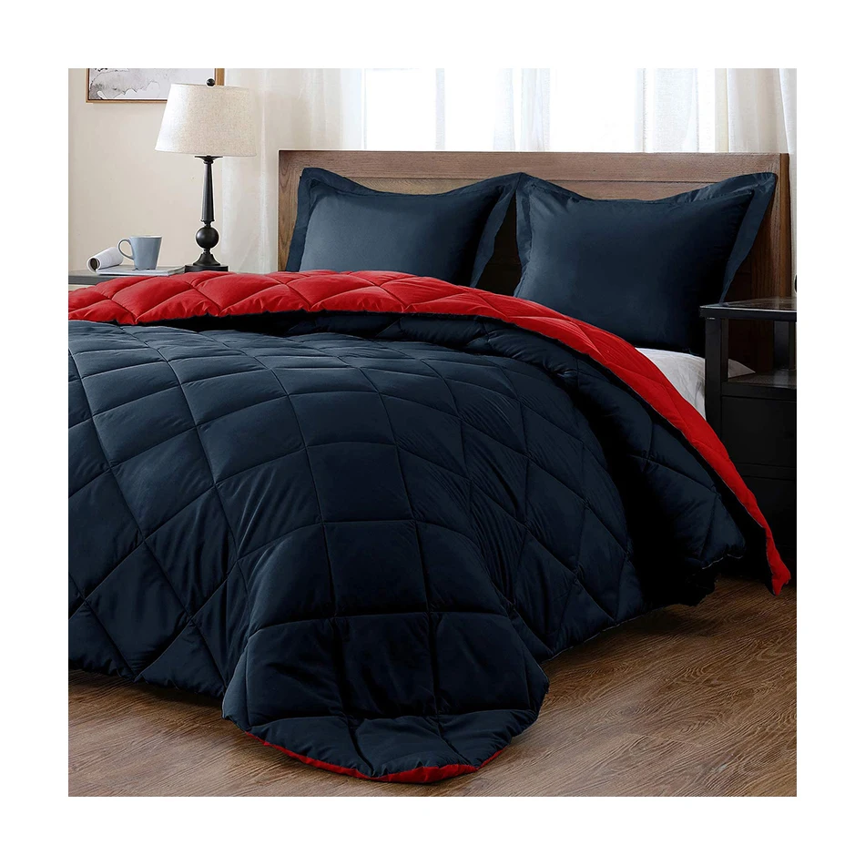 grey comforter queen set