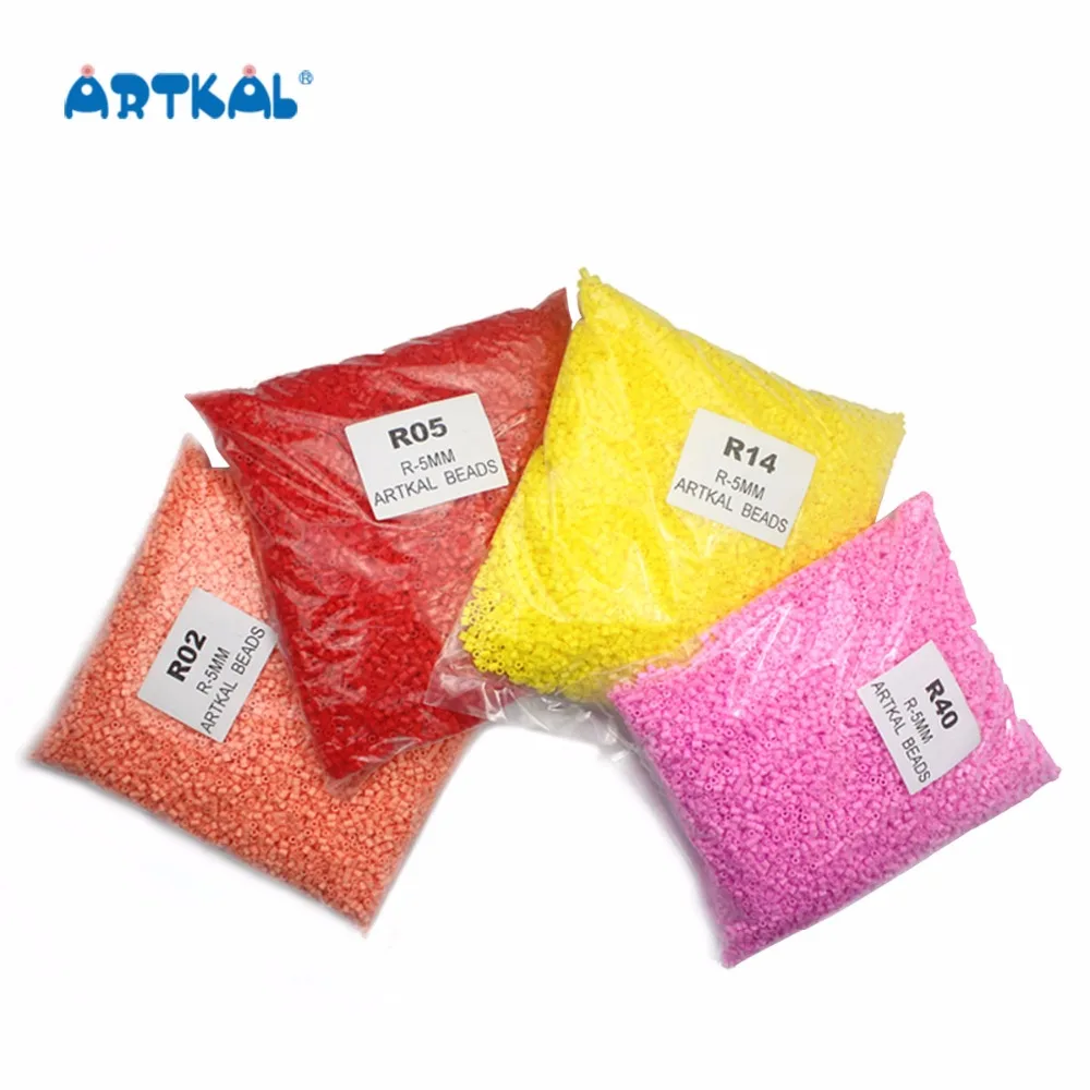 RTS Artkal 1kg Bag Packaging R Beads 90 colors Midi Fuse Beads Perler Beads