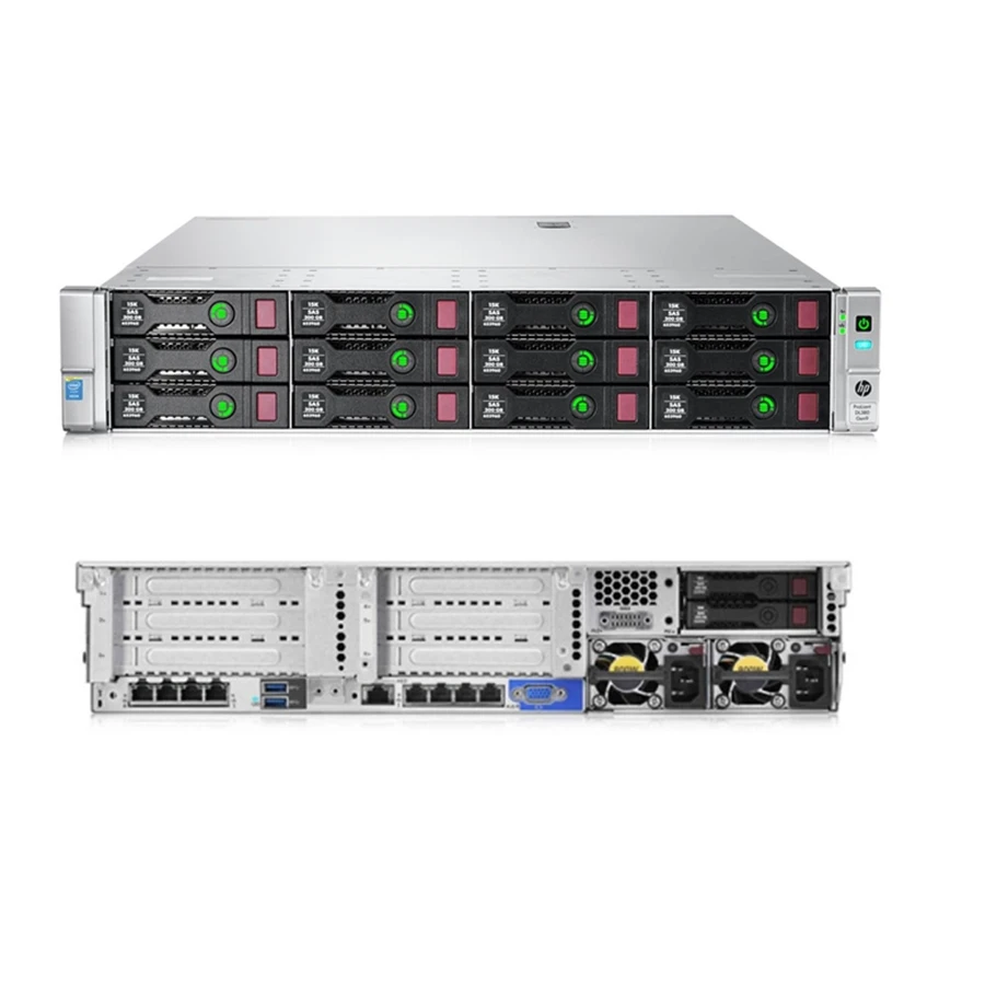  HP оригинальный DL380 Gen9 Intel Xeon V3 V4 2U б/у стойкий Сервер hp сервер proliant dl380