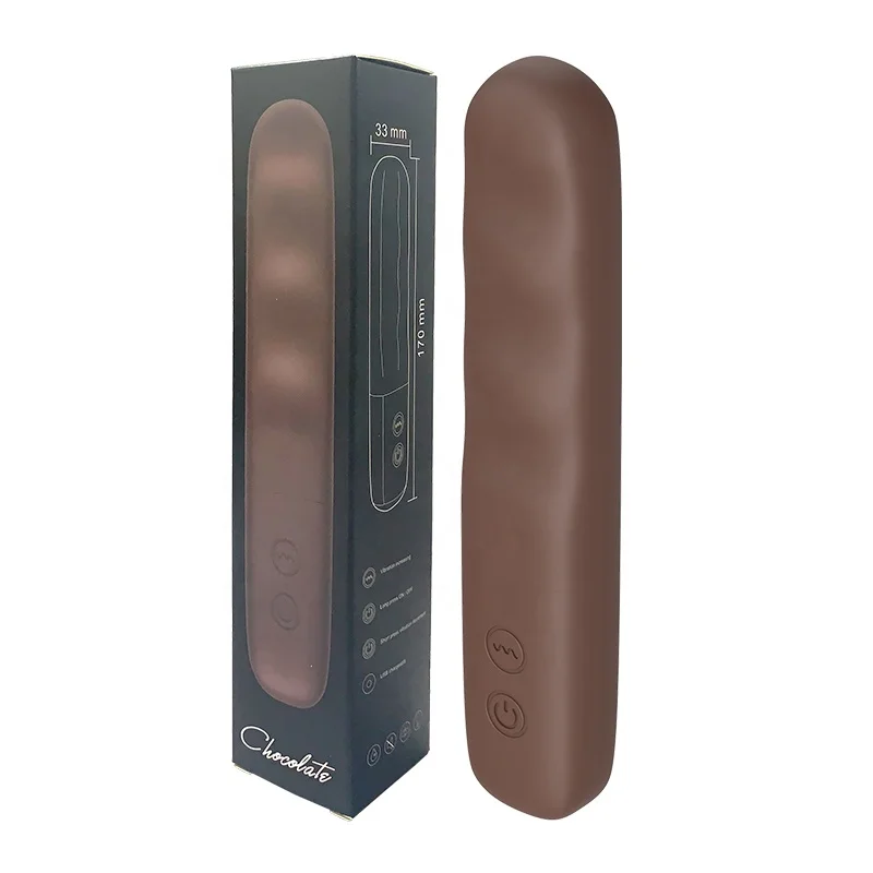 Customizable Mini Personal Chocolate Vibrator Wand Massager 16 Speeds Vibrator Sex Toys For Woman