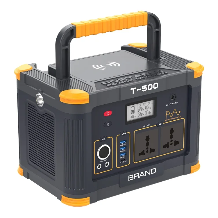 500 watts wireless charging 500W lithium battery pack powerbank portable outdoor power banks solar generator 500watt