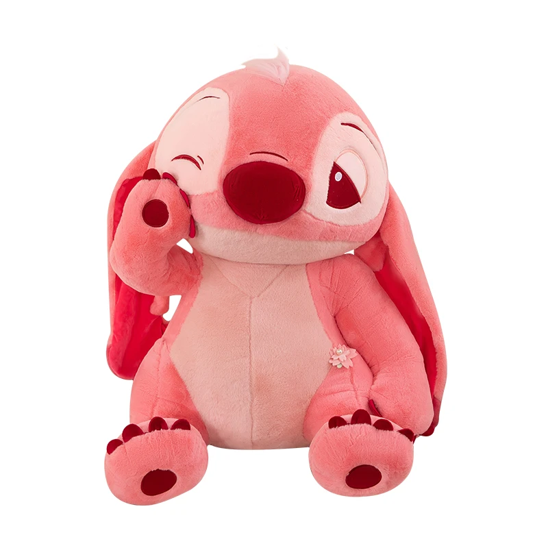 Wholesale customized pink cherry blossom Monster Stitch plush toys cartoon Monster Stitch plush toys