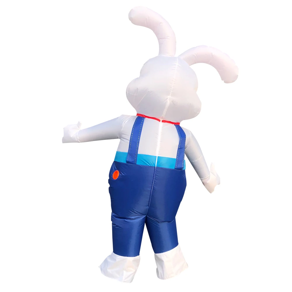 Easter Inflatable Bunny Costume Unisex Adults Funny Halloween Party Inflatable Festival Bunny Costume