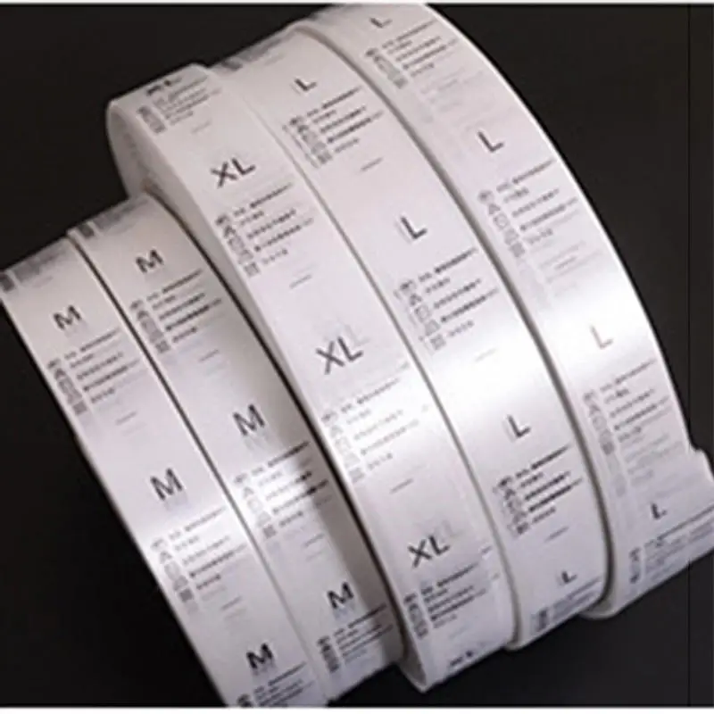 Custom Personalized Name Garment Labels Fabric Printing Logo Brand Clothing Garment Label