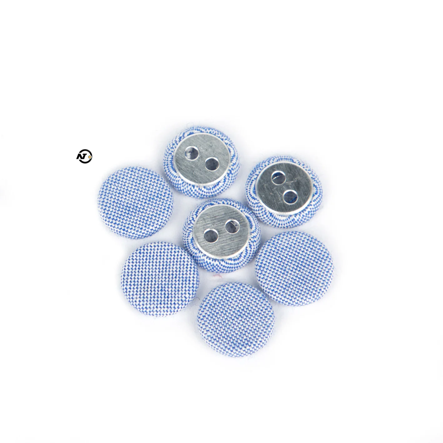 18L pignose button two holes clothes covered inner buttons Hidden shirt button