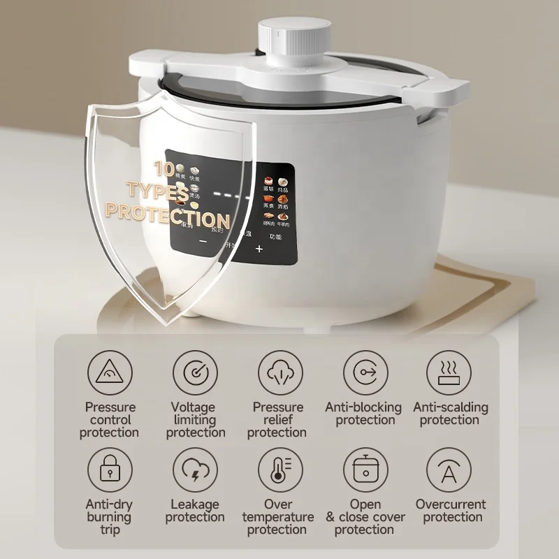 Hot selling new design good quality small Reservation and timing intelligent electric cooker for kitchen slow cooker