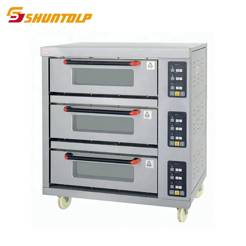 1 deck 2 tray deck oven Commercial electric cake oven  bakery shop restaurant equipment gas bread pizza single deck oven