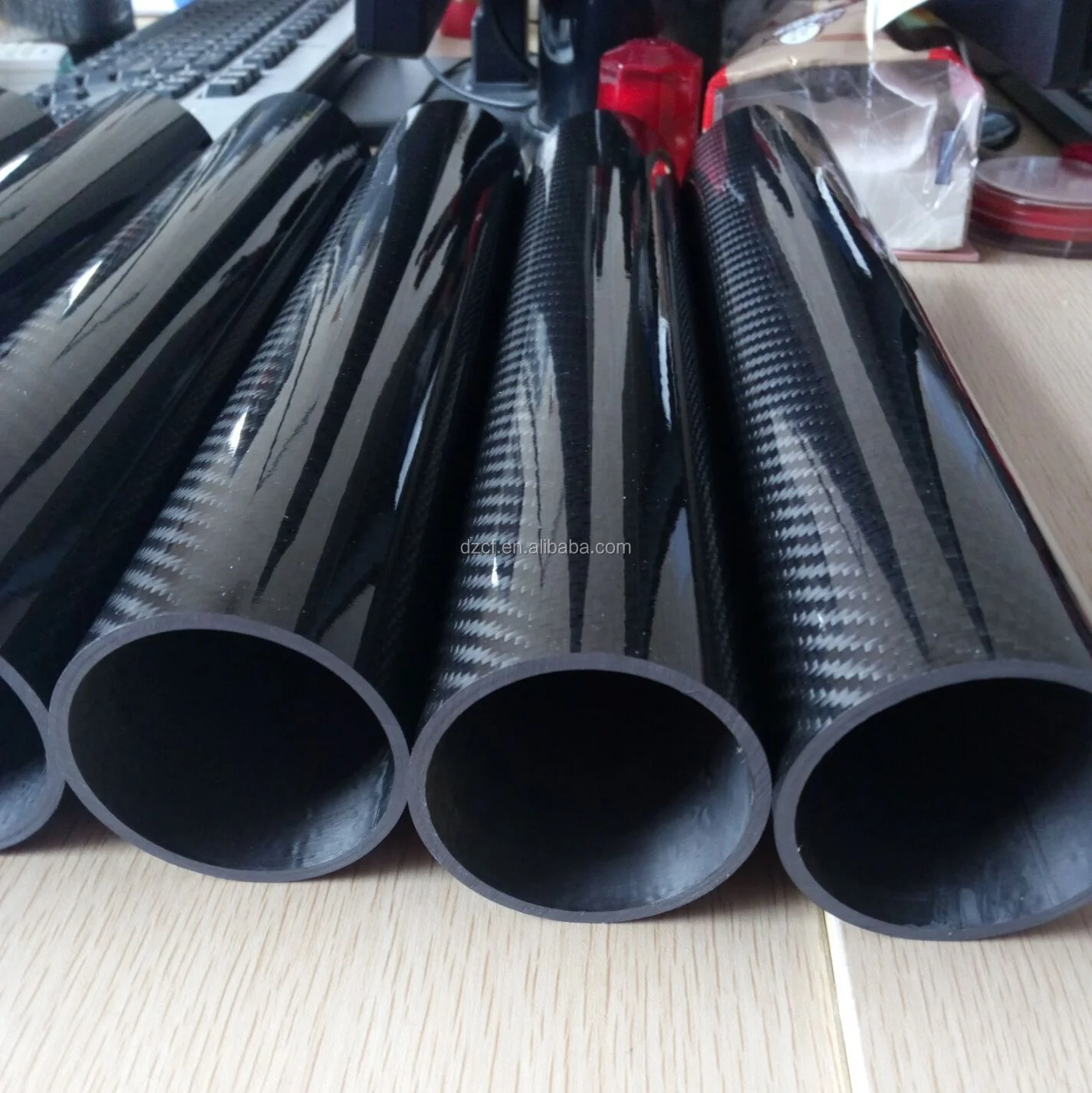 Hot sell 3k carbon fiber tubing, 25mm carbon fiber 3k tube t700 12k carbon fiber toray