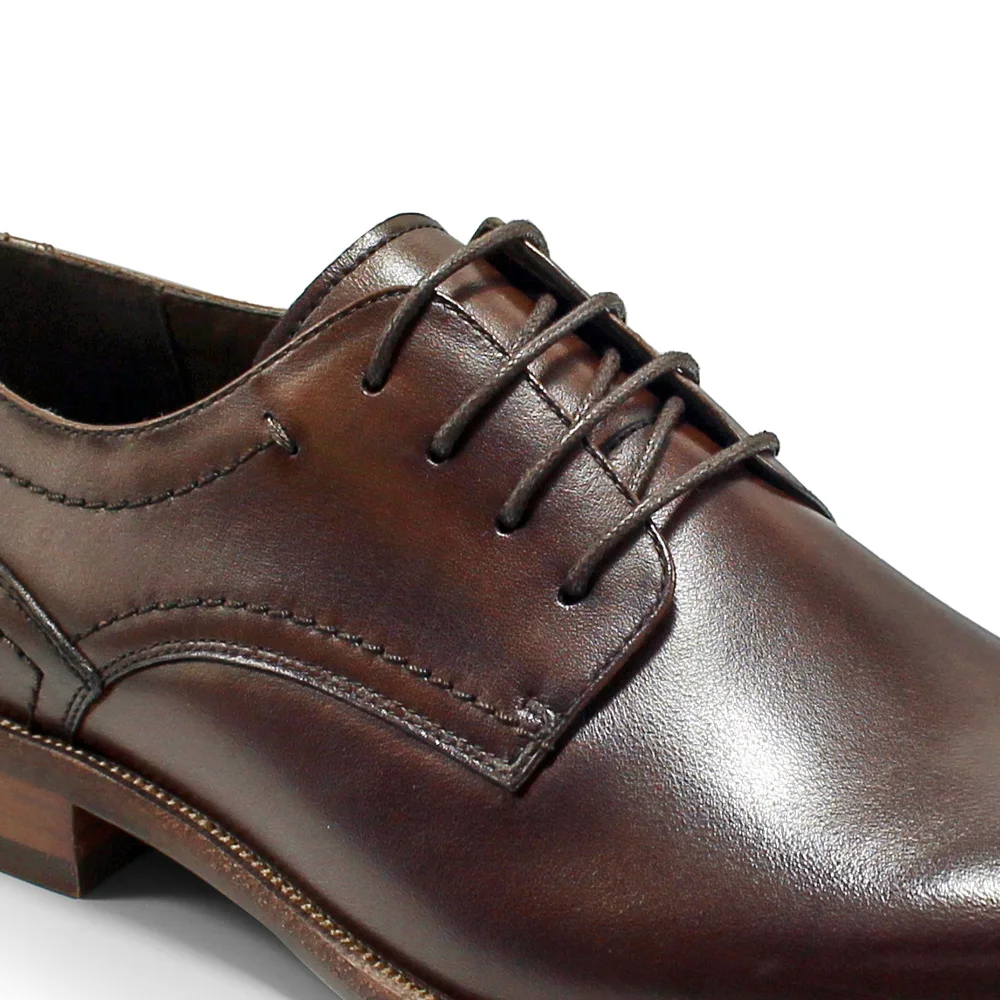 
2021 New mens brown dress business classic men shoes genuine leather footwear for men 