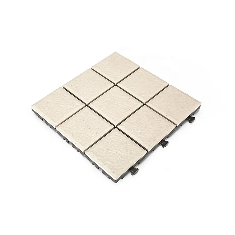 bulky buy from china roof top porcelain floor deck tiles interlocking with plastic clips