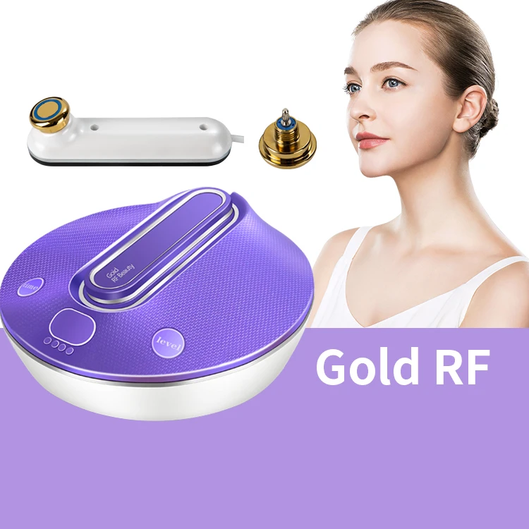 Gold RF combine light therapy physiotherapy effective household beauty machine face lifting rejuvenation wrinkle removal