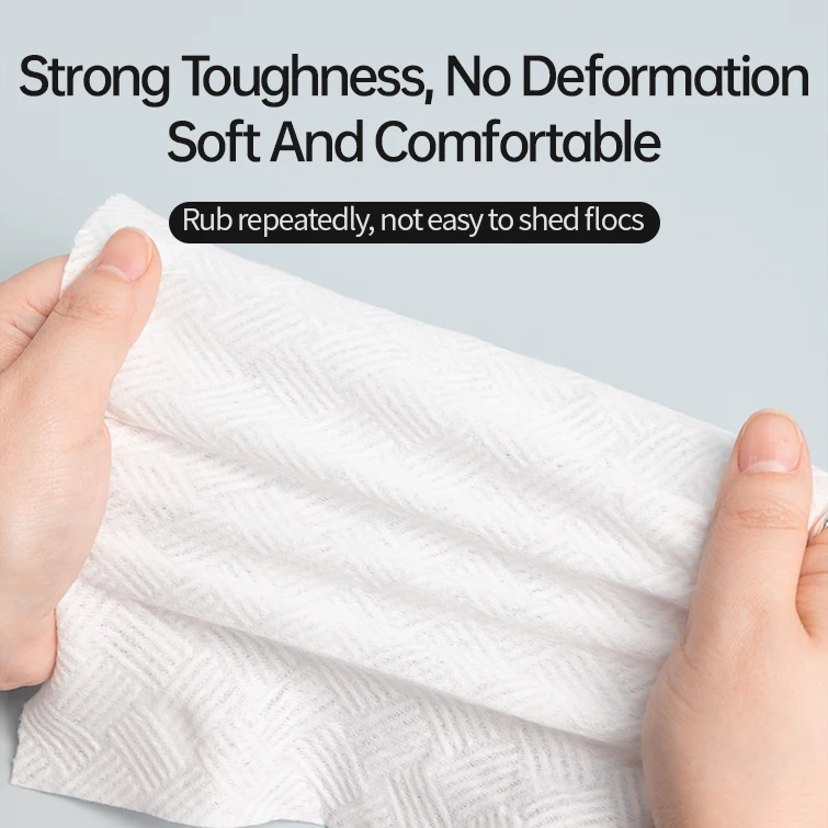 TCK Wet & Dry Wipes Tissue Disposable Cotton Cloth Towel Aesthetic Face Towel Facial Tissues