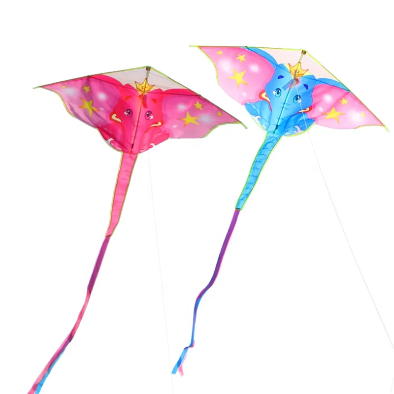 Chinese new high quality flying toys animal shape kite cartoon elephant kite