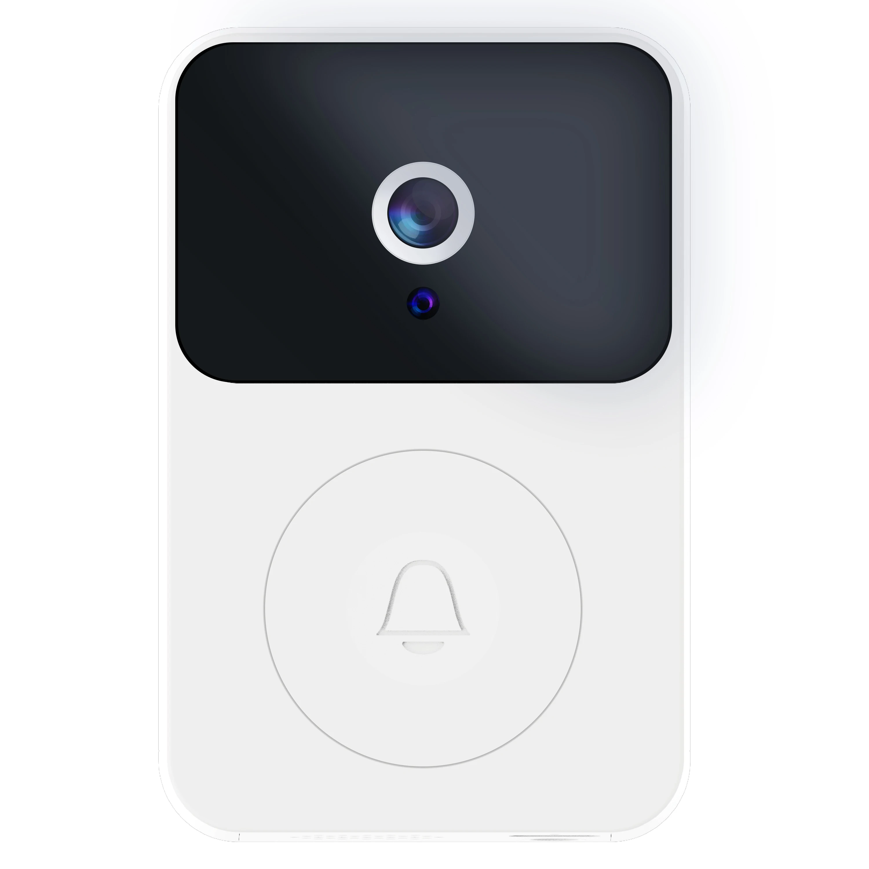 anti-thief visualize smart wifi doorbell with night vision, app support cloud storage, auto capture video call function