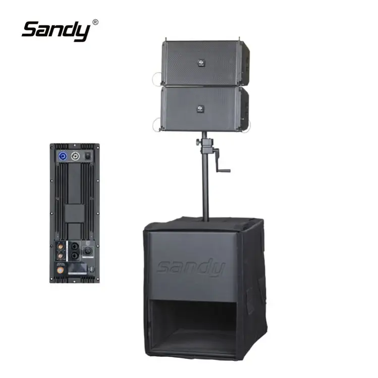Sandy Pro Audio MX2.1 Dual 10 Inch Two Way Line Array System Outdoor Concert Sound System Sound Equipment/Amplifiers/Speaker