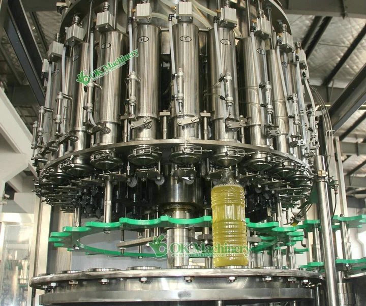 Auto stainless steel oil filling machine sunflower oil packing machine