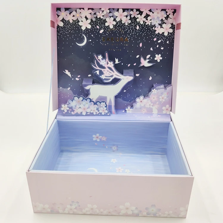 
Factory customize large recycled wholesale paper cardboard gift box with logo 