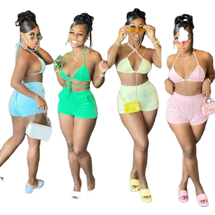 Лидер продаж 2021, модное женское бикини, купальник с V-образным вырезом, кружевной купальник с воротником holly, индивидуальный логотип