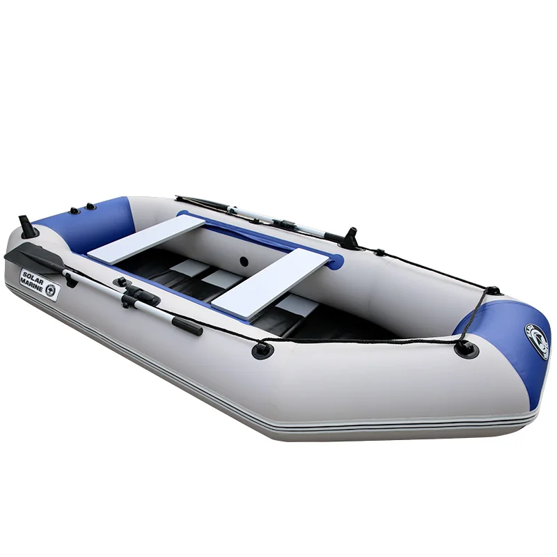 260CM 3-person Foldable Inflatable Rowing Boats Canoe/Kayak fishing boats with engine wholesale online