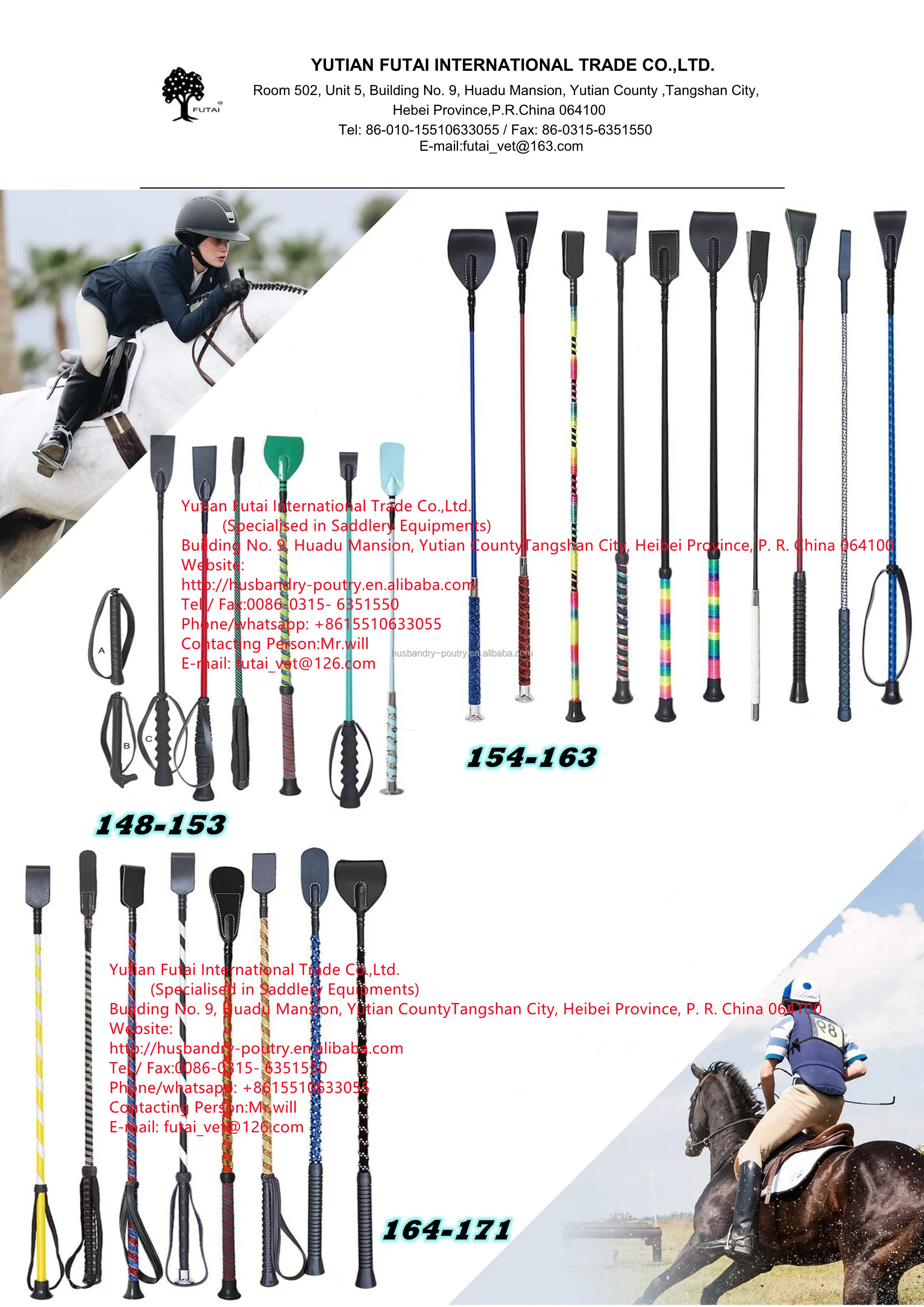 Horse Riding Whip Crop Jump Bat Non-Slip Dressage Crop