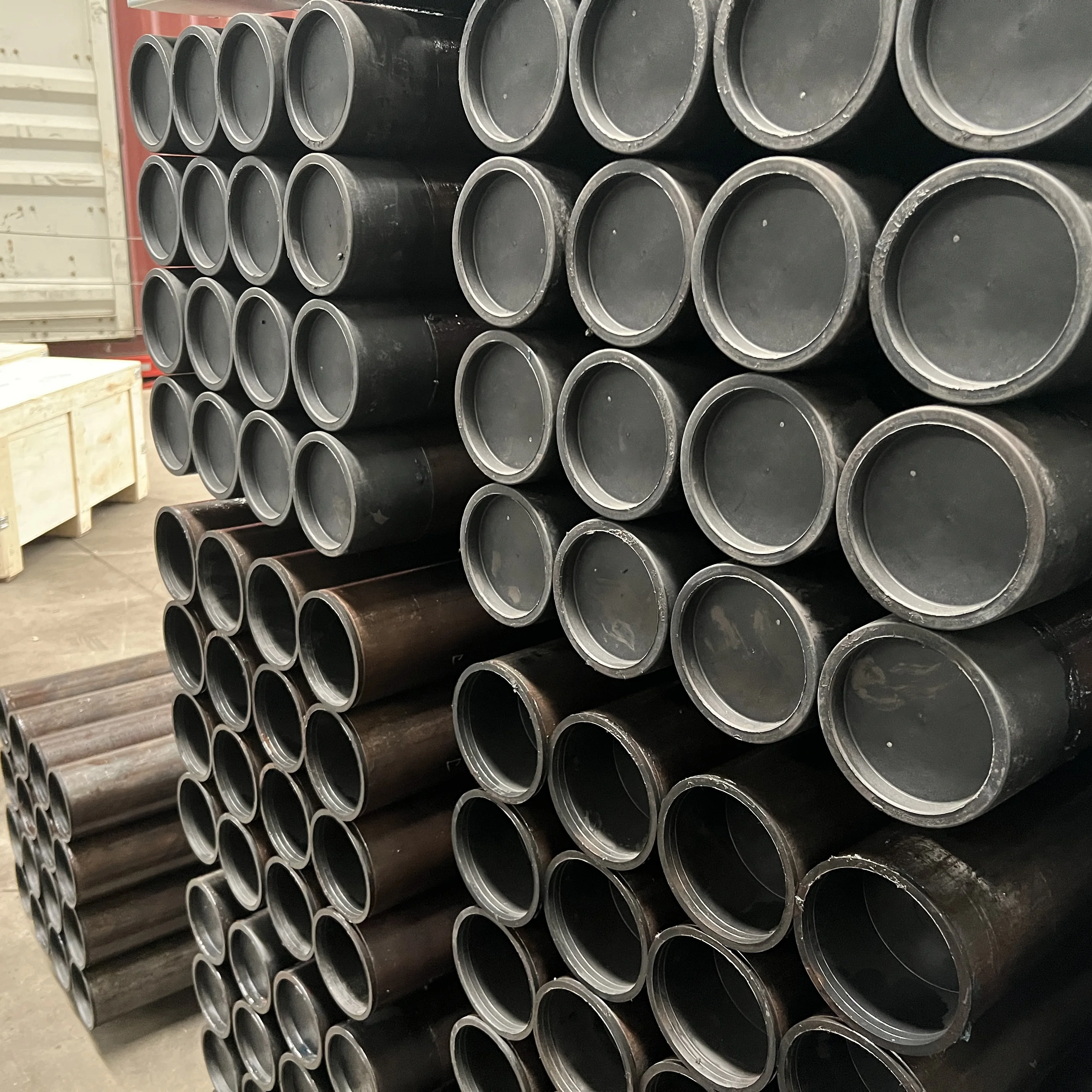 Geotec Wuxi CROWN customizable 139.7mm 4 inch 4.5 inch casing pipe blast hole drill pipe