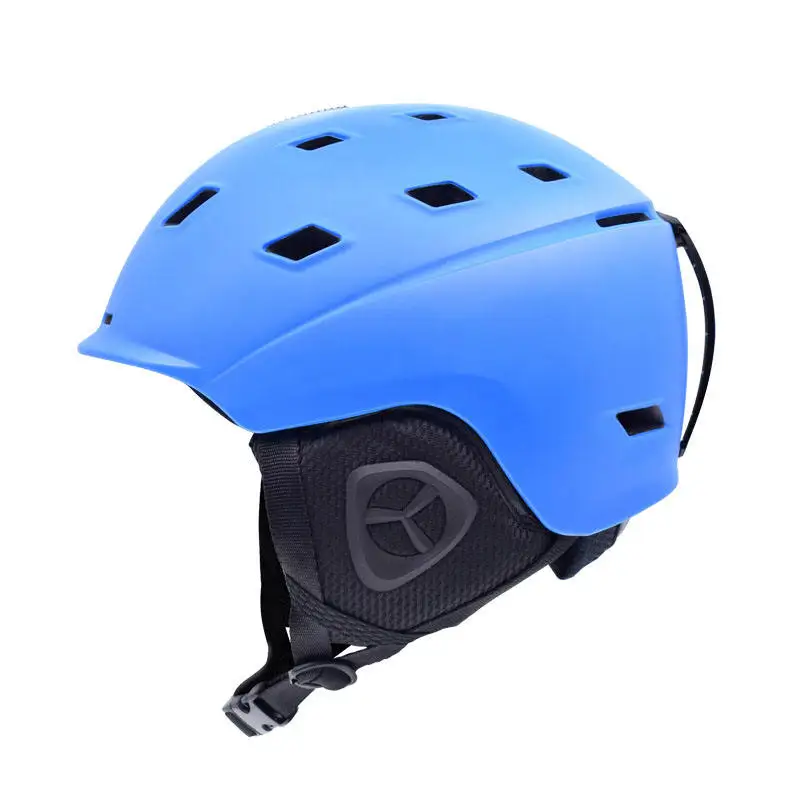 Fashion New Product 16-hole Breathable Adult Ski Helmet Lined With Velvet And Pc Shell High Quality Skateboard Snow Ski Helmet