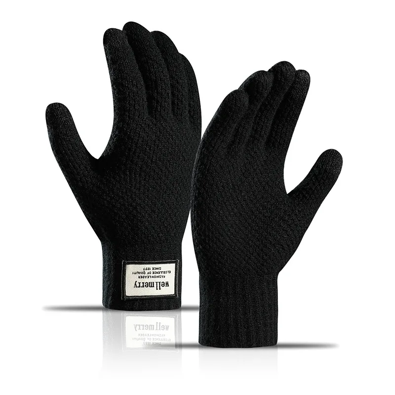Touch Screen Gloves Amazon Hot Selling Winter Gloves Touch Screen For Woman Man Snowing Days Screen Print Touch Gloves