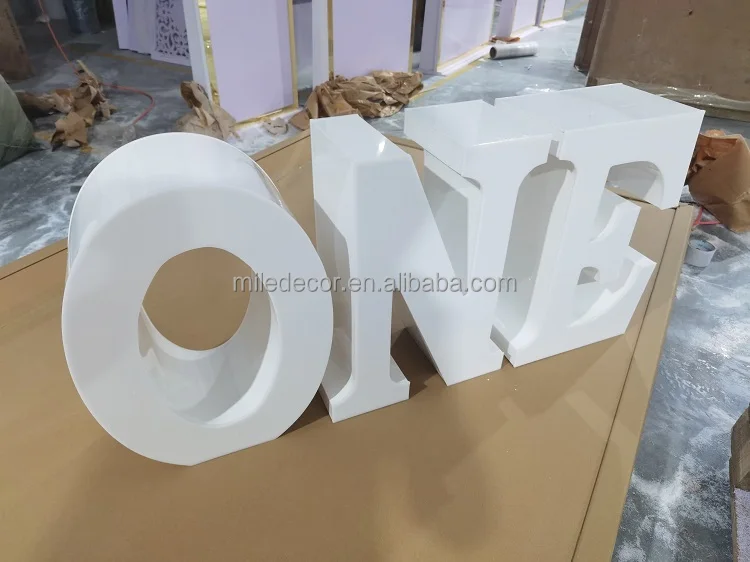 Свадебный поставщик 3D гигантский один буквенный стенд большие акриловые буквы алфавит
