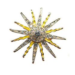 Cheap Price Alloy Brooch Luxury Brooch Crystal Brooch