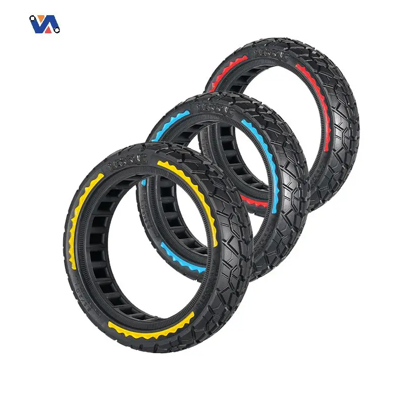New Image New Arrival Scooter Tire 8.5*2.0 Off Road Solid Tire 3 color #34 For Xiaomi E-Scooter Spare Parts Wheel Solid Tire