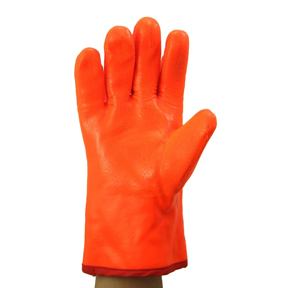 SunnyHope factory wholesale extended bonded sleeve thermal gloves PVC waterproof gloves GOOD QUALITY