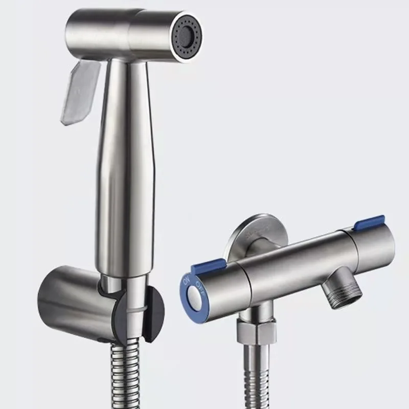 Wholesale Bathroom Double Mode Toliet Bidet Hand Held Portable Bidet Sprayer Shattaf Toilet Shower Spray On Sale