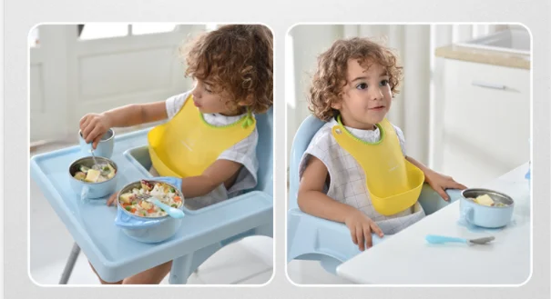 
HighChair baby Seat - Baby Toddler Booster Seat Eating Chair Seat Cushion, Locking Safety Belt, Detachable Food Tray 
