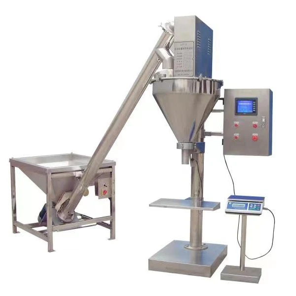 PF-2A Semi Automatic Auger  Dry Powder Filling Machine Coffee Masala Powder Packing Machine  for Bag Can