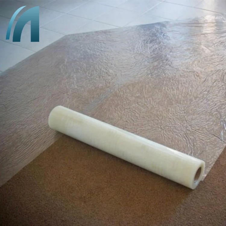 Pe Temporary Waterproof Clear Transparent PE Plastic Cover for Carpet