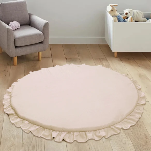 Honeymoon custom print cheap foldable kids yoga round sleeping activity child crawling gym playmat baby play mat for floor